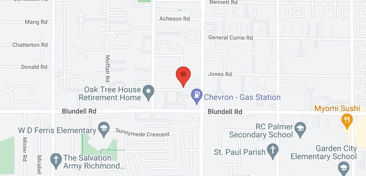 map of 6 7700 ABERCROMBIE DRIVE